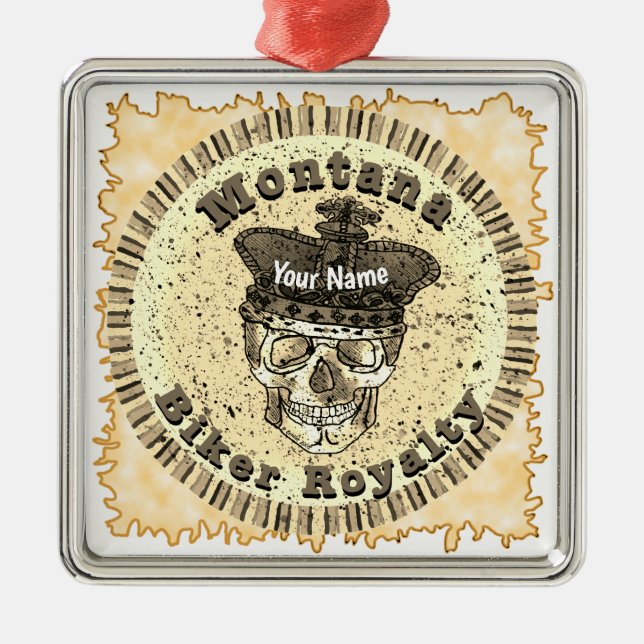 Adorno Metálico Montana Biker  (Frente)