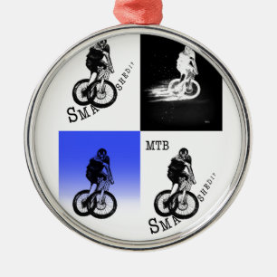 Adorno Metálico Montaña Biker MTB BMX CYCLIST Pegatinas