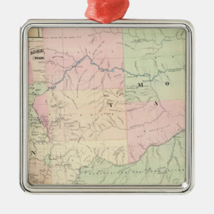 Adorno Metálico Montana compuesto, Idaho