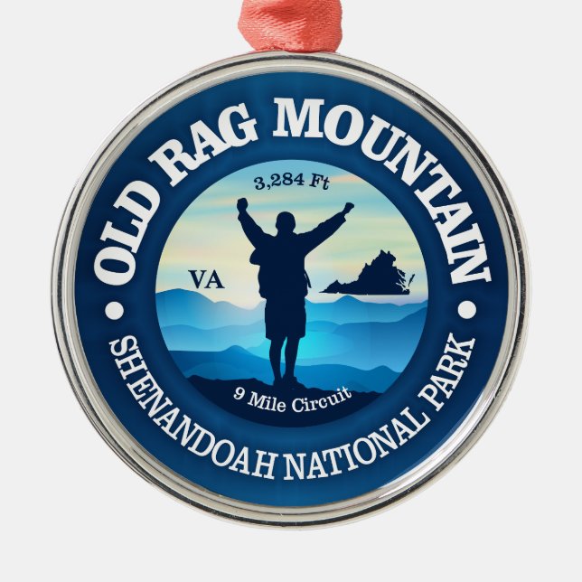 Adorno Metálico Montaña Rag Vieja (V) (Frente)