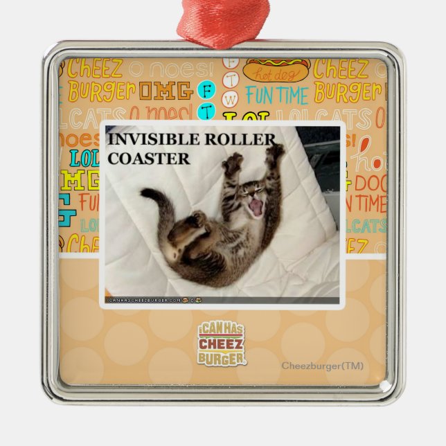 Adorno Metálico Montaña rusa invisible (Frente)