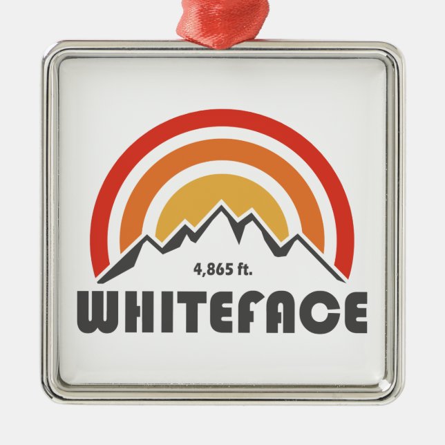 Adorno Metálico Montaña Whiteface (Frente)