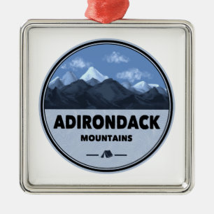 Adorno Metálico Montañas Adirondack Camping de Nueva York