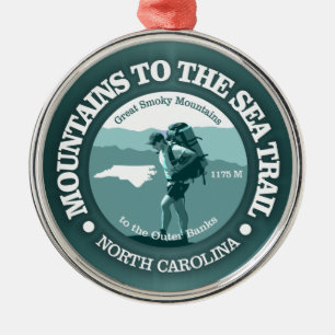 Adorno Metálico Montañas al sendero marítimo (T)