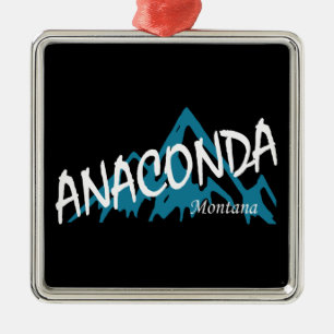Adorno Metálico Montañas Anaconda Montana