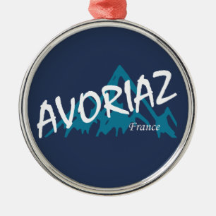 Adorno Metálico Montañas de Avoriaz France