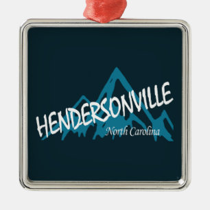 Adorno Metálico Montañas de Hendersonville, Carolina del Norte