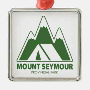 Adorno Metálico Montañas del Parque Provincial Mount Seymour Campi