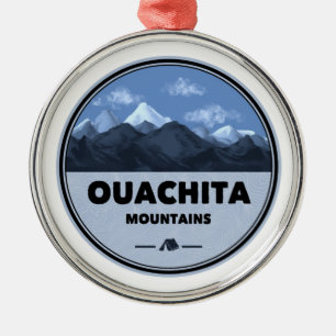 Adorno Metálico Montañas Ouachita Camping Arkansas Oklahoma