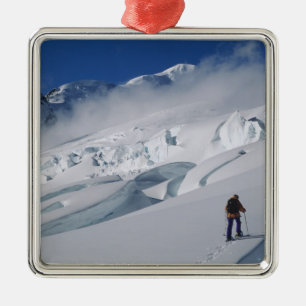 Adorno Metálico Montañero en el glaciar Tasman en Monte