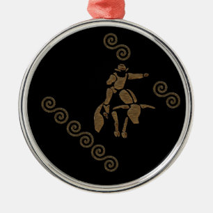 Adorno Metálico Montar toros en el Rodeo