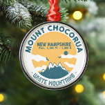 Adorno Metálico Monte Chocorua New Hampshire - Retro Vintage<br><div class="desc">El monte Chocorua,  a unos 12 km de Conway,  es una de las montañas más populares de las montañas blancas de New Hampshire,  con senderistas y escaladores.</div>