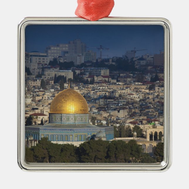 Adorno Metálico Monte del Templo y Cúpula de la Roca, amanecer (Frente)