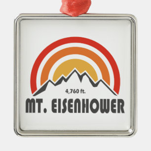 Adorno Metálico Monte Eisenhower New Hampshire