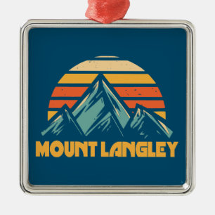 Adorno Metálico Monte Langley California Retro Turquesa
