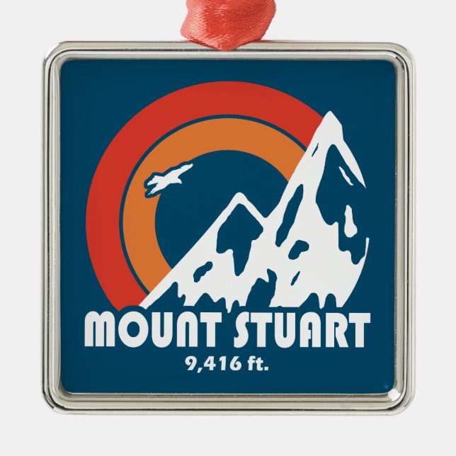 Adorno Metálico Monte Stuart Washington Sun Eagle (Frente)