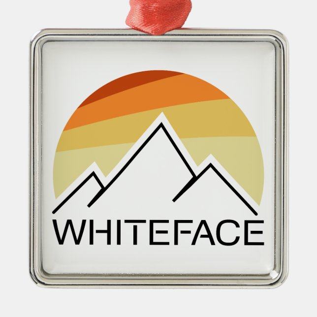 Adorno Metálico Monte Whiteface Retro (Frente)