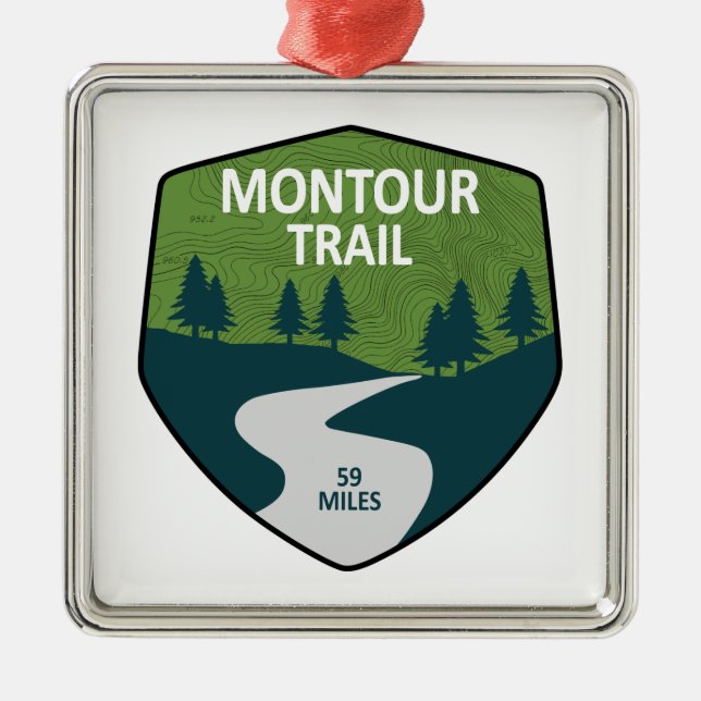 Adorno Metálico Montour Trail (Frente)
