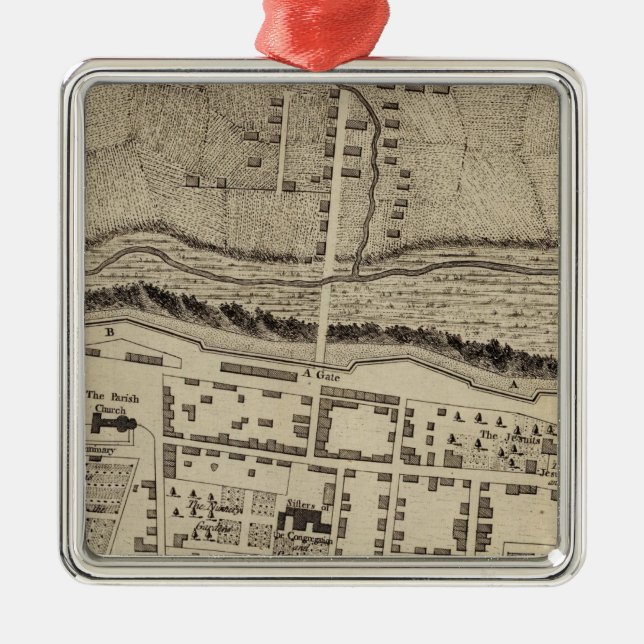 Adorno Metálico Montreal o Ville Marie (Frente)