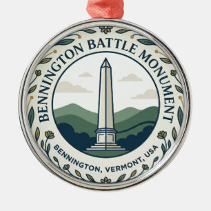 Adorno Metálico Monumento a la Batalla de Bennington EE. UU.