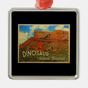 Adorno Metálico Monumento Nacional de Dinosaurios