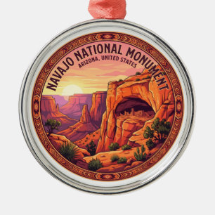Adorno Metálico Monumento Nacional Navajo Shonto Arizona