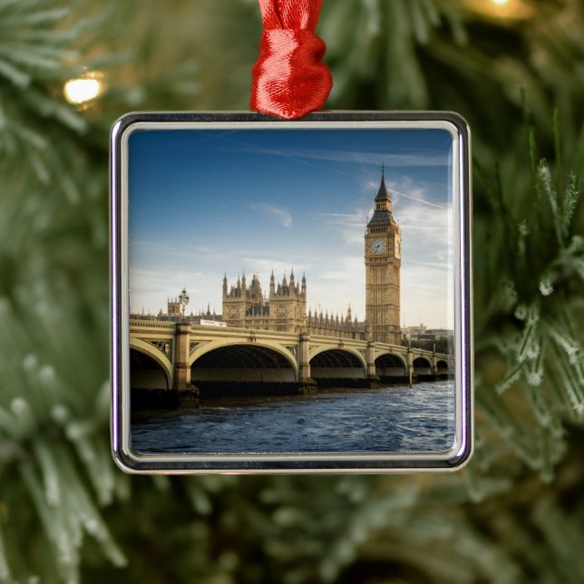 Adorno Metálico Monumentos | Big Ben, Londres Inglaterra (Árbol)