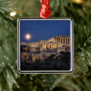 Adorno Metálico Monumentos El Partenón Atenas, Grecia