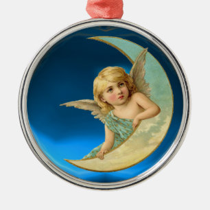 ADORNO METÁLICO MOON ANGEL