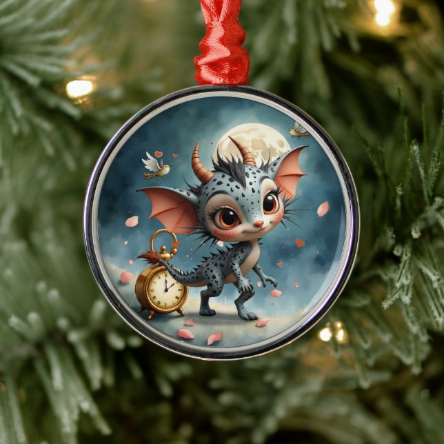 Adorno Metálico Moonlit Creature Caelum Tickwing  (Árbol)