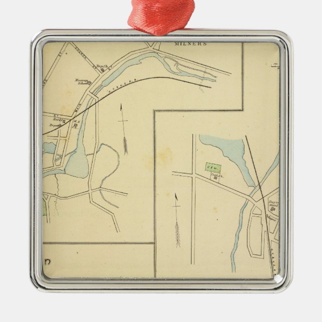 Adorno Metálico Moosup, Dayville, Wauregan, S Windham (Frente)