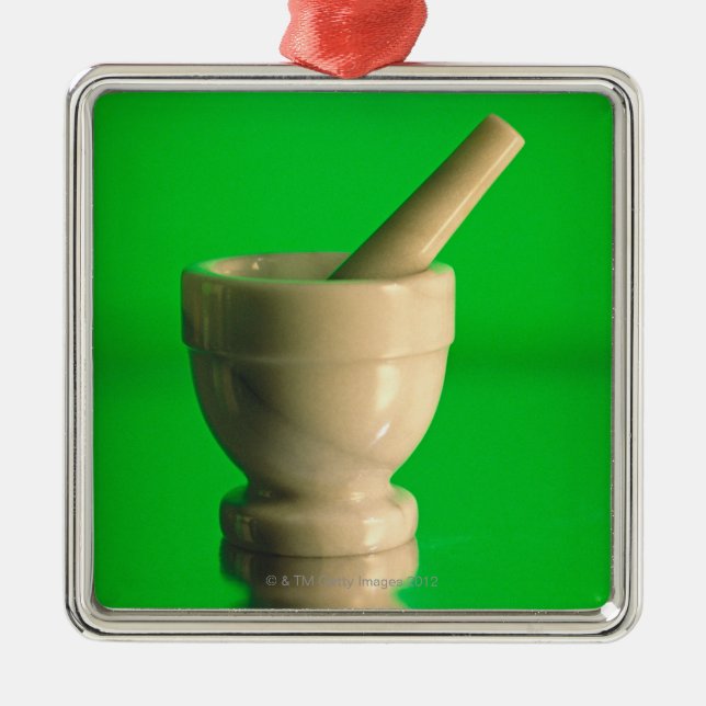 Adorno Metálico Mortero y maja (Frente)