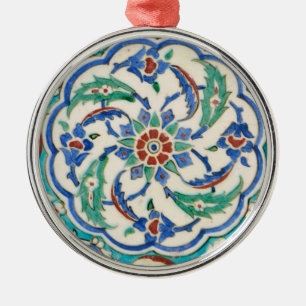 Adorno Metálico mosaico iznik
