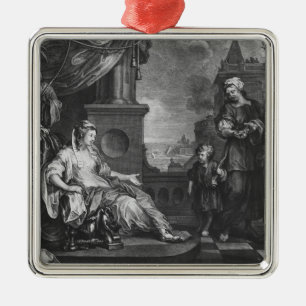 Adorno Metálico Moses trajo a la hija de Pharoah, c.1752