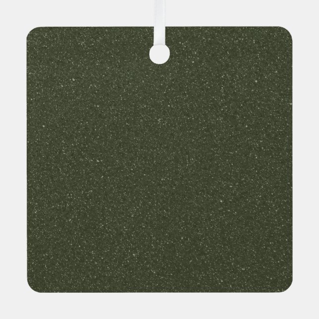 Adorno Metálico Moss Green Textured OrnamTag (Anverso)