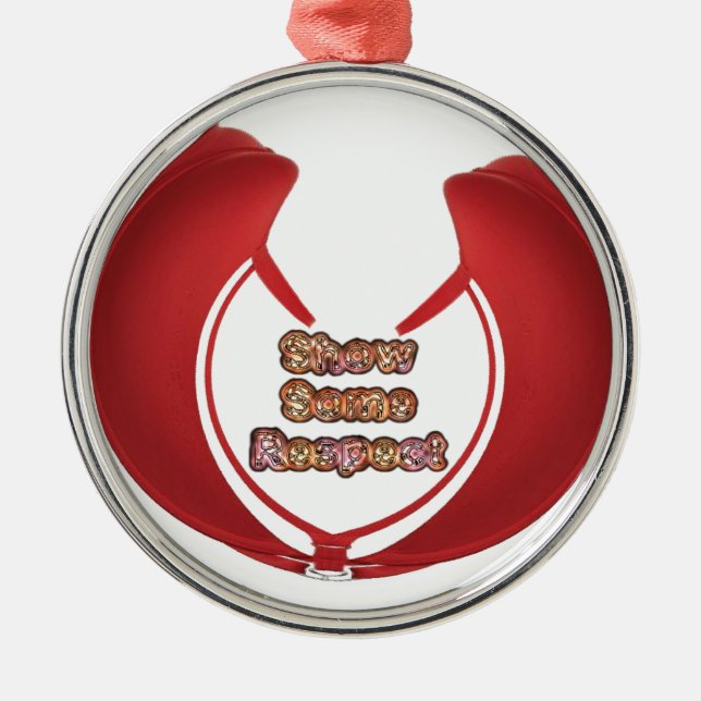 Adorno Metálico Mostrar algunas imágenes de respeto (Frente)