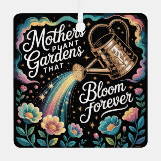 Adorno Metálico Mothers Plant Gardens That Bloom Forever