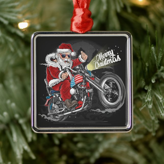Adorno Metálico Motocicleta de los navidades (Árbol)