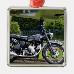 Adorno Metálico Motocicleta Y Spitfire