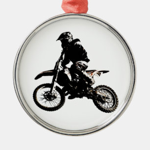 Adorno Metálico Motocross