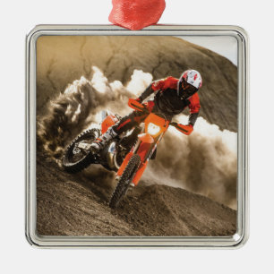 Adorno Metálico Motocross Rider