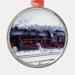 Adorno Metálico motor de la estación de la locomotora ferroviaria