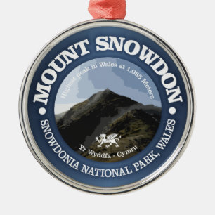Adorno Metálico Mount Snowdon
