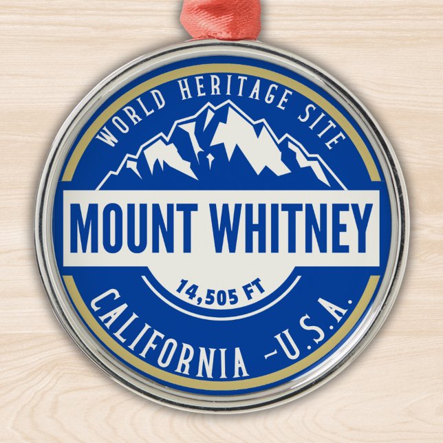 Adorno Metálico Mount Whitney: A Crown of California’s Sierra Neva (Subido por el creador)