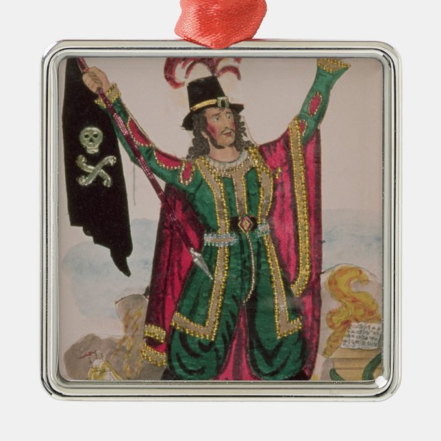 Adorno Metálico Mr.T.P.Cooke en el papel del holandés errante (Frente)