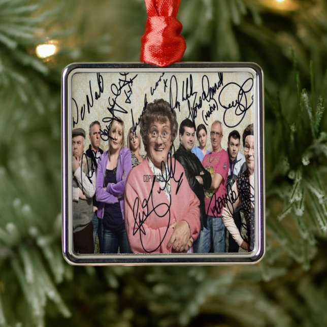 Adorno Metálico mrs browns boys (chicos de mrs) firmaron (Árbol)
