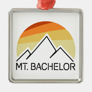 Adorno Metálico Mt. Bachelor Oregon Retro
