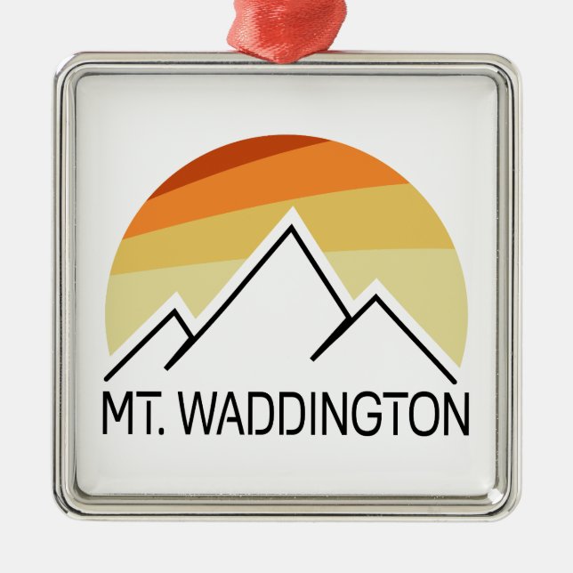 Adorno Metálico Mt. Waddington British Columbia Retro (Frente)
