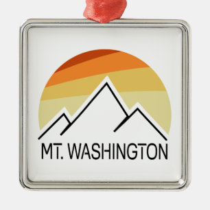 Adorno Metálico Mt. Washington Retro