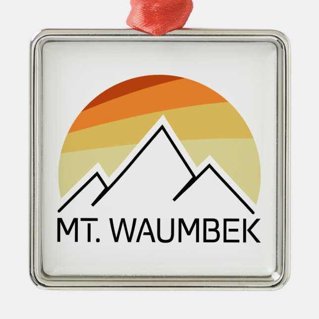 Adorno Metálico Mt. Waumbek New Hampshire Retro (Frente)